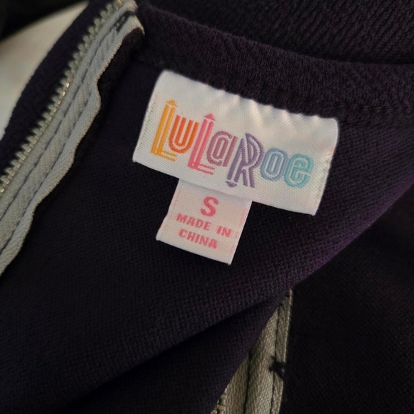 LuLaRoe Purple & Pink Dress with Pockets – Size Small - Picture 6 of 6